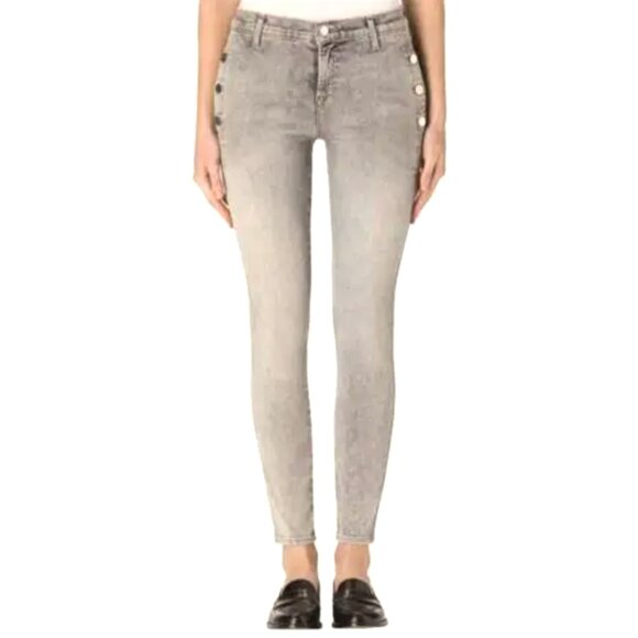 NWT J Brand 'Zion' Button Pocket Crop Skinny Jeans 24 $228 - Picture 8 of 14